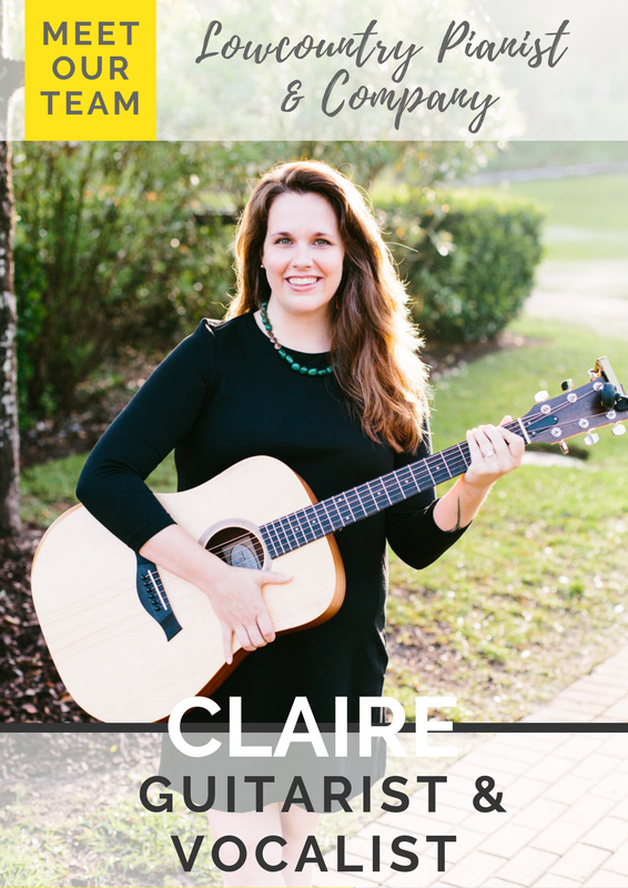 Photo: Claire Littlejohn, guitarist with Lowcountry Pianist.