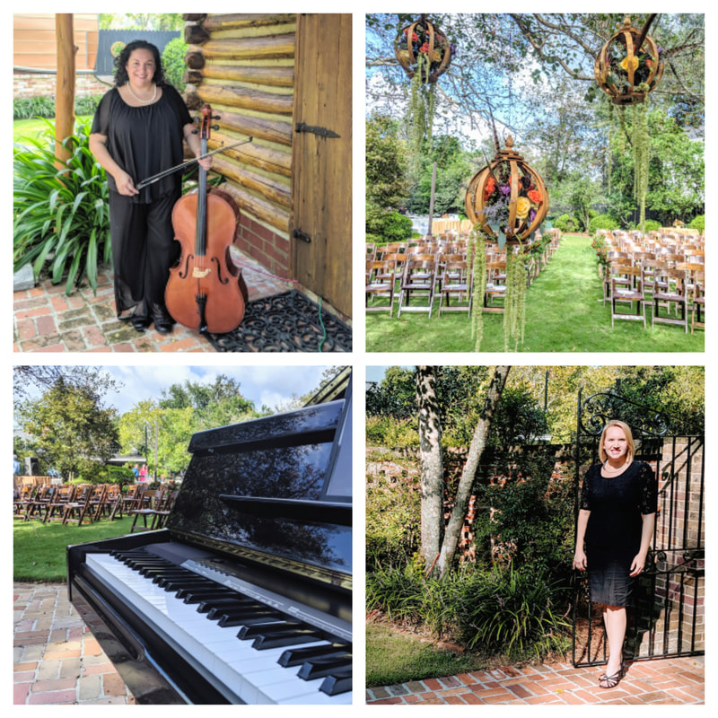 Lowcountry Pianist & Company Musicians - Andrea (Cello) and Holly (Piano) - Wedding Ceremony